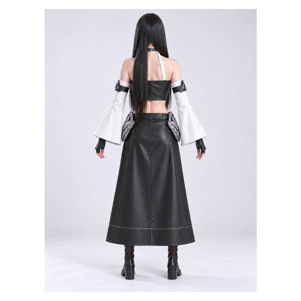 Cosplay Costume Tifa Lockhart Final Fantasy VII Revelation(2027) Jeu Cosplay Tenue Noire Femme