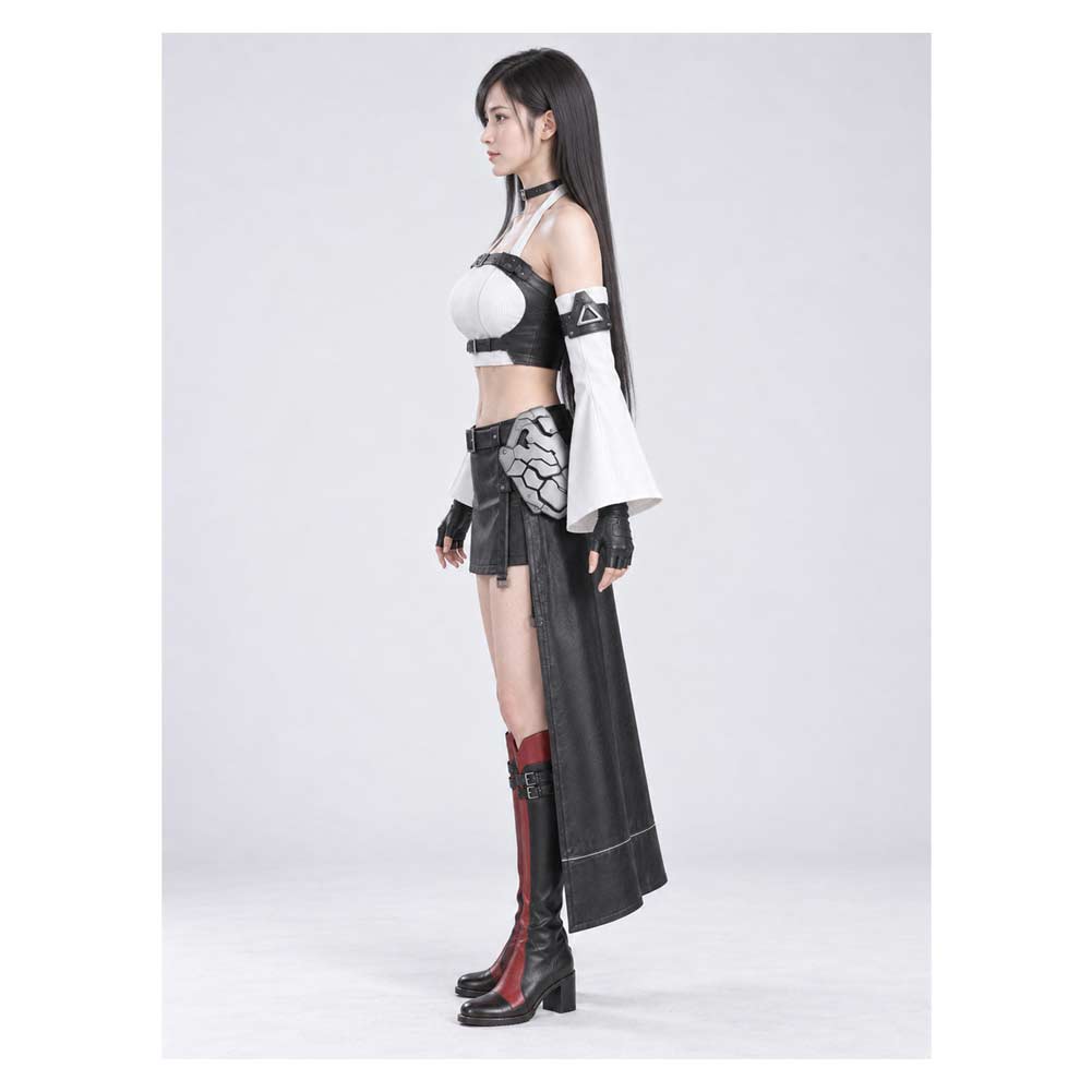 Cosplay Costume Tifa Lockhart Final Fantasy VII Revelation(2027) Jeu Cosplay Tenue Noire Femme