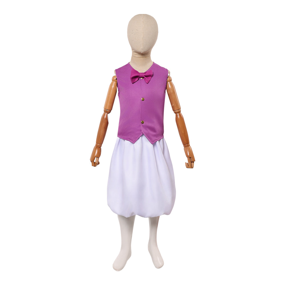 Cosplay Costume Toad Violet The Super Mario Galaxy Movie(2026) Film Cosplay Tenue Enfant