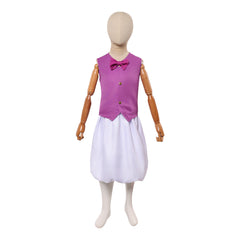 Cosplay Costume Toad Violet The Super Mario Galaxy Movie(2026) Film Cosplay Tenue Enfant