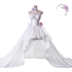 Cosplay Costume Tokisaki Kurumi Date a Live Anime Cosplay Robe de Mariée Blanche Femme