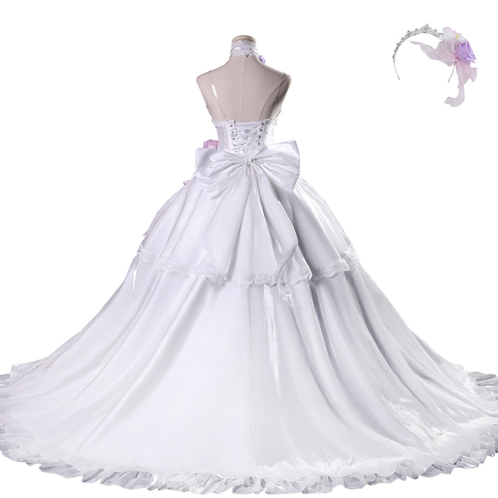 Cosplay Costume Tokisaki Kurumi Date a Live Anime Cosplay Robe de Mariée Blanche Femme