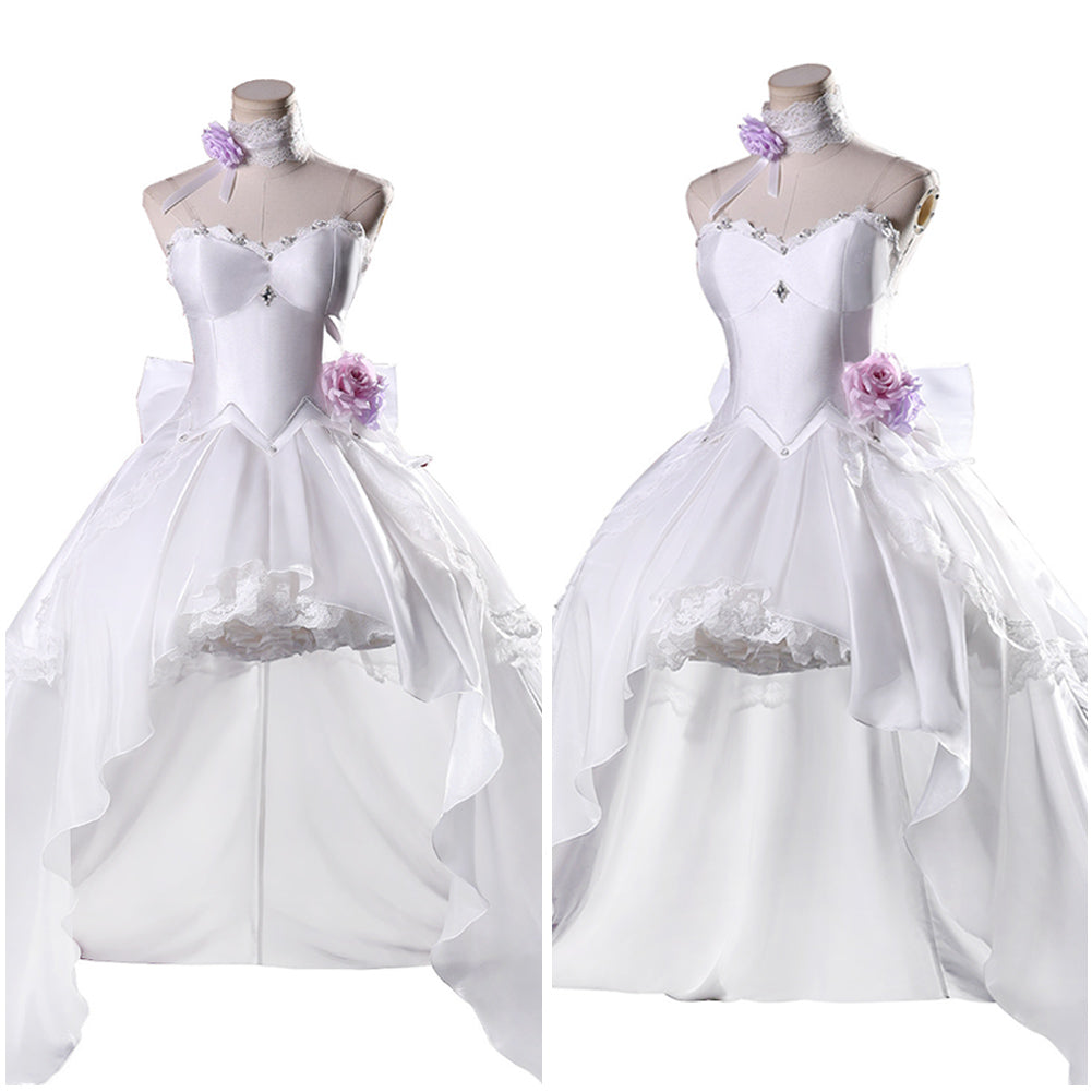 Cosplay Costume Tokisaki Kurumi Date a Live Anime Cosplay Robe de Mariée Blanche Femme