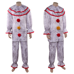 Cosplay Costume Twisty The Clown American Horror Story 13(2026) Tenue Blanche Homme