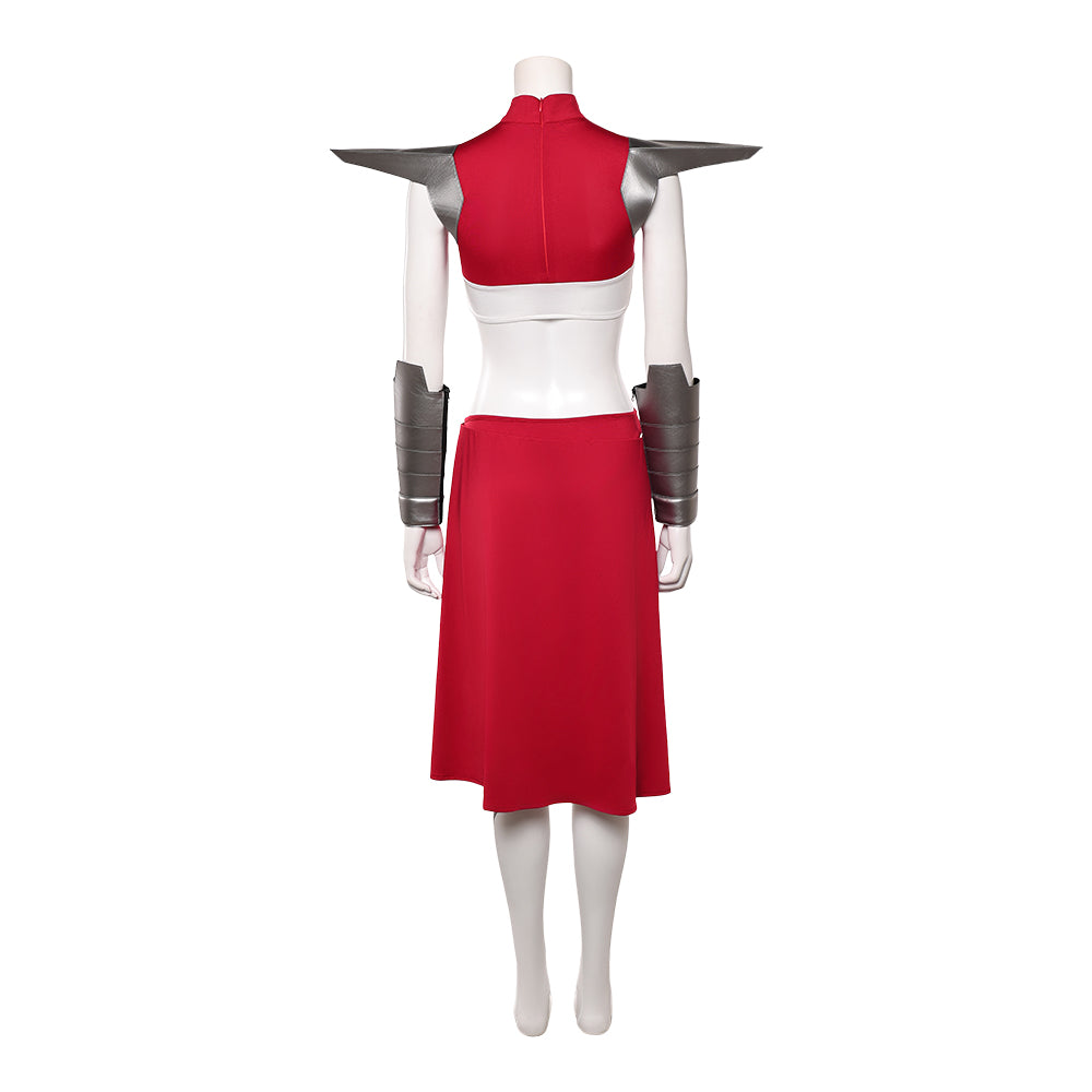 Cosplay Costume Universa Invincible 4(2026) TV Cosplay Tenue Rouge et Blanche Femme