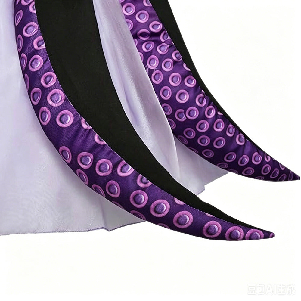 Cosplay Costume Ursula La Petite Sirène Film Cosplay Jupe Violette Femme