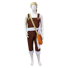 Cosplay Costume Usopp One Piece Live Action 2(2026) TV Cosplay Tenue Rouge Homme