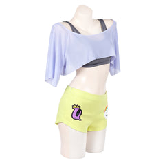 Cosplay Costume Uta One Piece: Heroines(2026) Anime Cosplay Tenue Grise et Jaune Femme