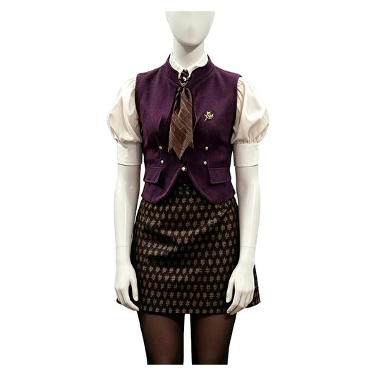 Cosplay Costume Vampirina Vampirina: L'Ado Vampire(2026)TV Cosplay Tenue Chic Violette Femme