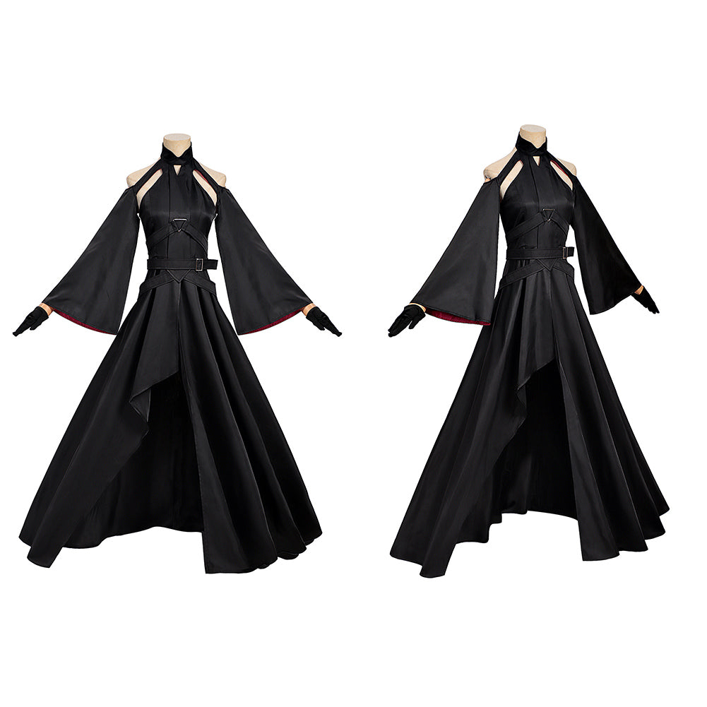 Cosplay Costume Velvet The Ribbon Hero(2026) Anime Cosplay Robe Noire Femme