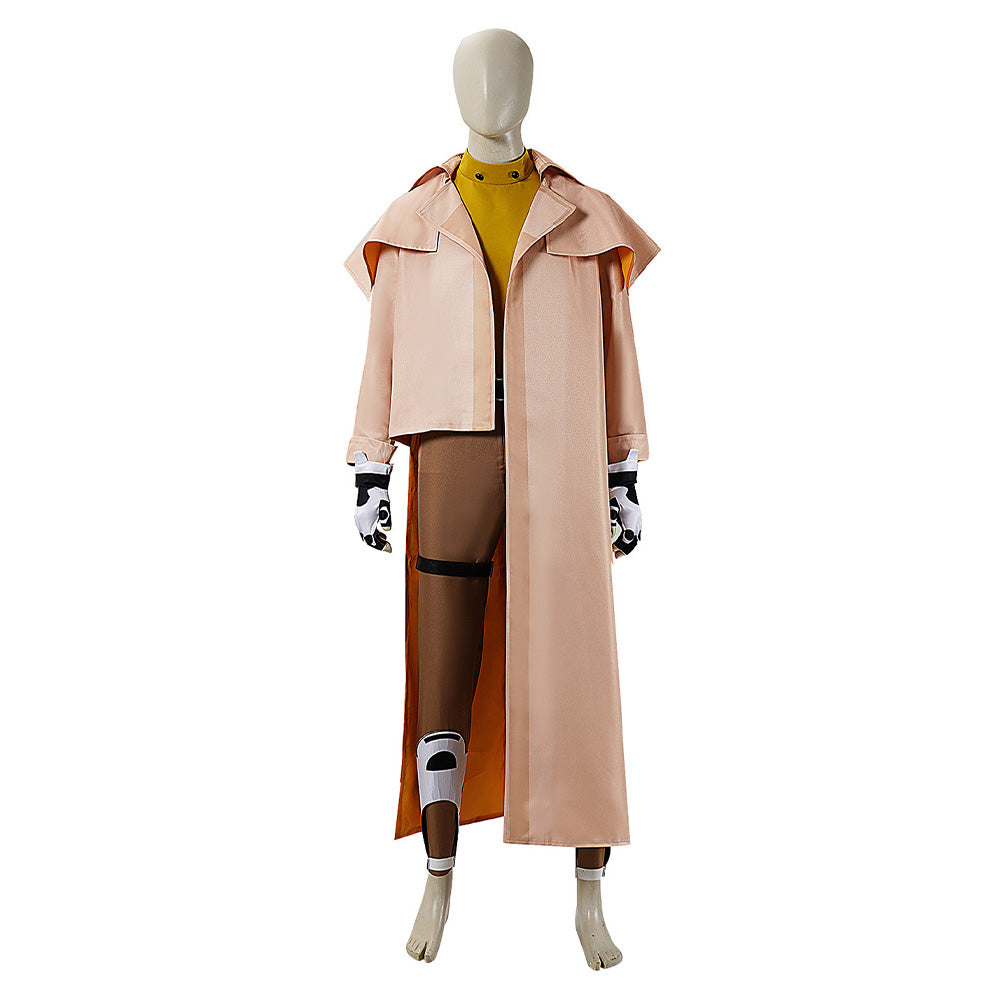 Cosplay Costume Venture Overwatch Jeu Cosplay Tenue Beige Homme