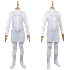 Cosplay Costume Viltrumite Anissa Invincible 4(2026) TV Cosplay Combinaison Blanche Enfant