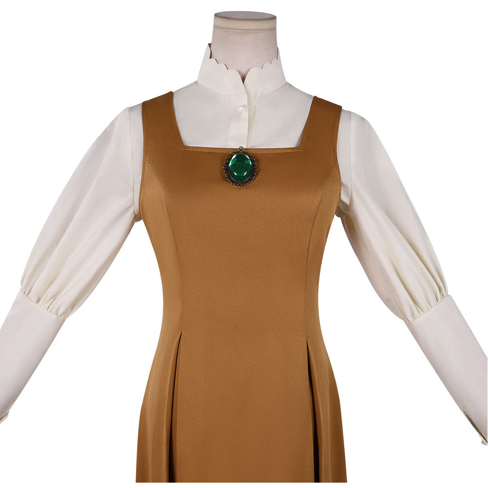 Cosplay Costume Violet Violet Evergarden Anime Cosplay Robe Marron Femme