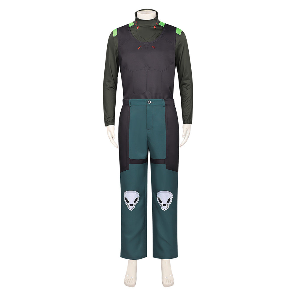 Cosplay Costume Weak Kingsley Cyberpunk: Edgerunners 2(2026) Anime Cosplay Tenue Verte Homme