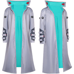 Cosplay Costume Weak Kingsley Cyberpunk: Edgerunners 2(2026) TV Cosplay Veste Grise et Bleue Homme