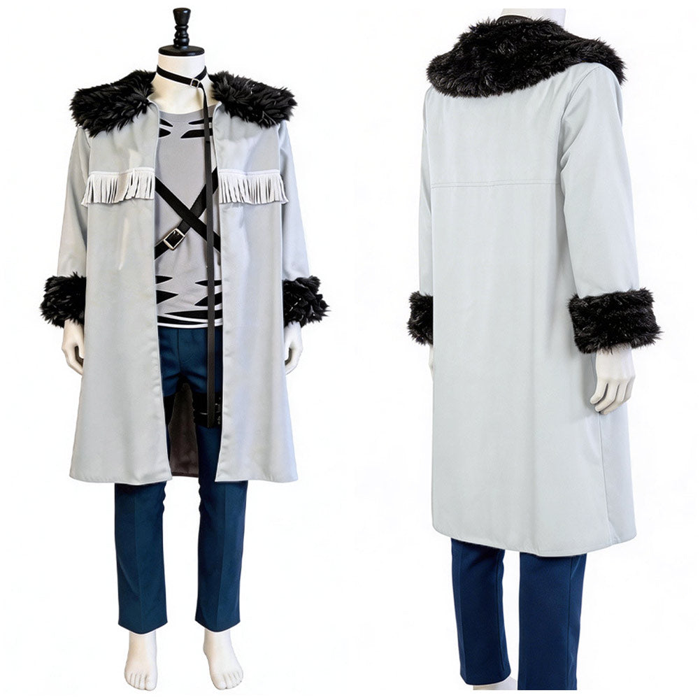 Cosplay Costume Wirbel Sousou no Frieren(2026) Anime Cosplay Tenue Grise Homme