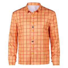 Cosplay Costume Woody Film Cosplay Chemise Orange Homme