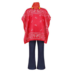 Cosplay Costume Woody Film Cosplay Tenue Rouge Homme