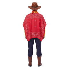Cosplay Costume Woody Film Cosplay Tenue Rouge Homme