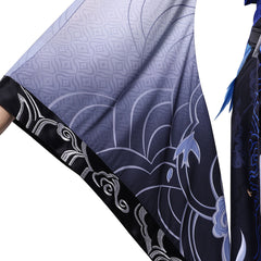 Cosplay Costume Yangyang Xuanling Wuthering Waves Jeu Cosplay Robe Bleue et Grise Femme