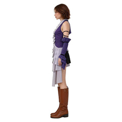 Cosplay Costume Yuna Final Fantasy Re: Resonance(2026) Jeu Cosplay Tenue Violette Femme