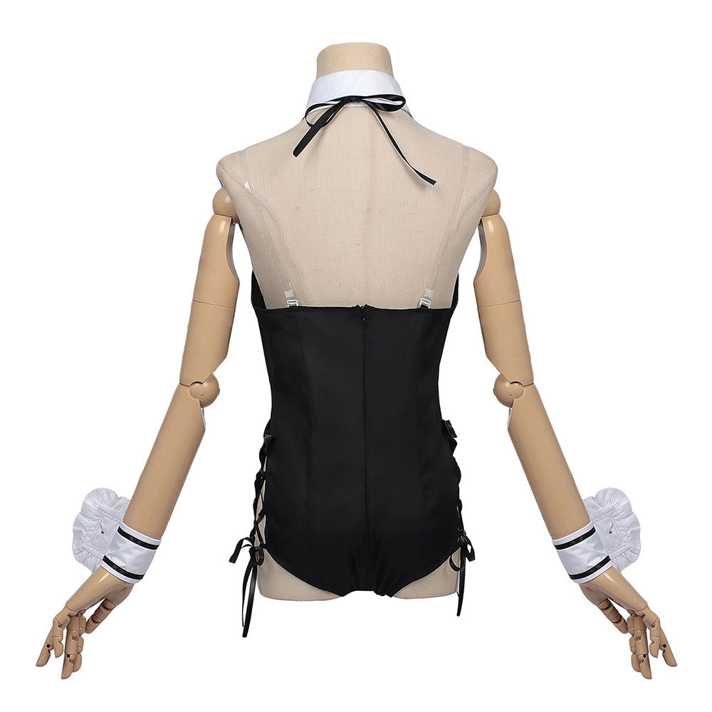 Cosplay Costume Yuuki Sorimachi Playing Death Games to Put Food on the Table(2026) Anime Cosplay Tenue Noire et Blanche Femme