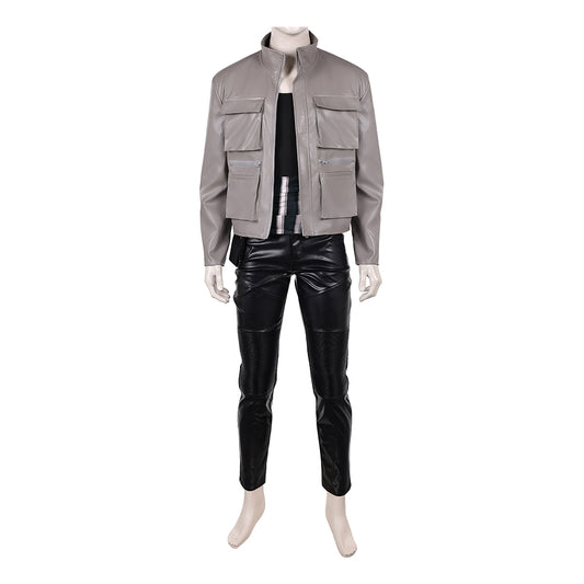 Cosplay Costume Zoro One Piece Live Action 2(2026) TV Cosplay Tenue Grise et Noire Homme