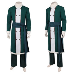 Cosplay Costume Zoro One Piece Live Action 2(2026) TV Cosplay Tenue Verte et Blanche Homme