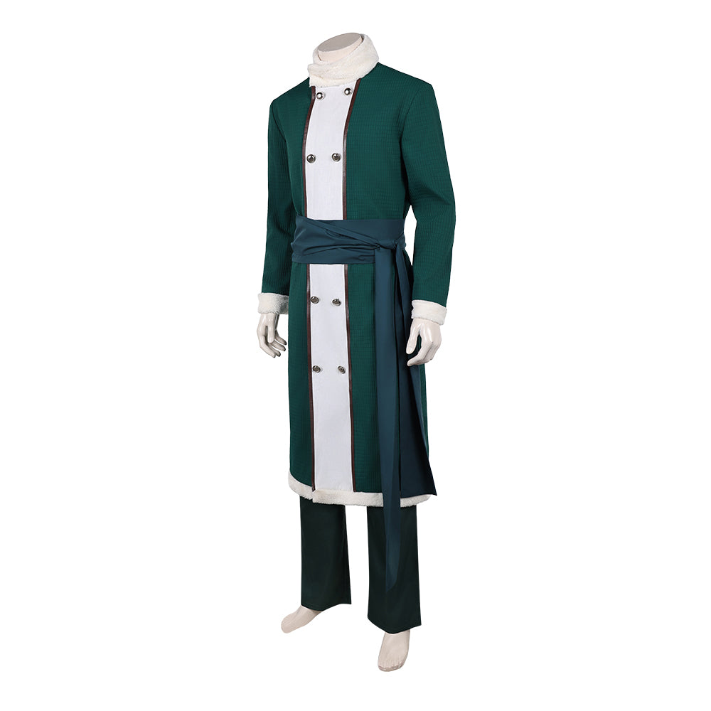 Cosplay Costume Zoro One Piece Live Action 2(2026) TV Cosplay Tenue Verte et Blanche Homme