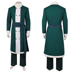 Cosplay Costume Zoro One Piece Live Action 2(2026) TV Cosplay Tenue Verte et Blanche Homme