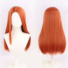 Cosplay Perruque Atom Eve Invincible 4(2026) TV Perruque Orange Femme