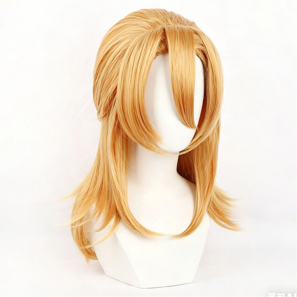 Cosplay Perruque Diego Brando JJBA 7(2026) Anime Perruque Jaune Homme