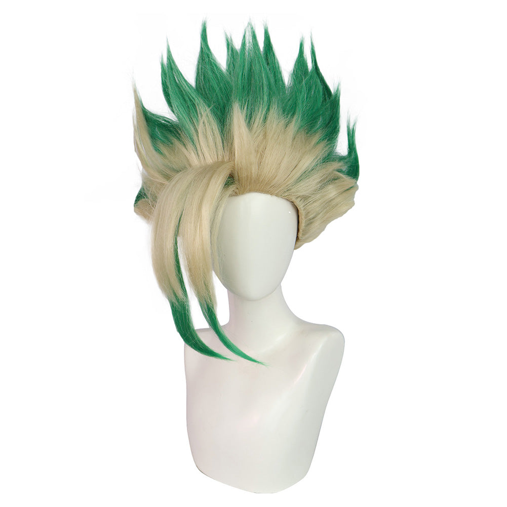 Cosplay Perruque Ishigami Senkuu Dr. Stone Science Future(2026) Anime Perruque Verte Homme