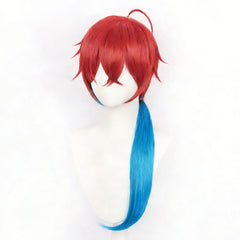 Cosplay Perruque Mikado Akira Cosmic Princess Kaguya(2026) Anime Perruque Rouge et Bleue Homme