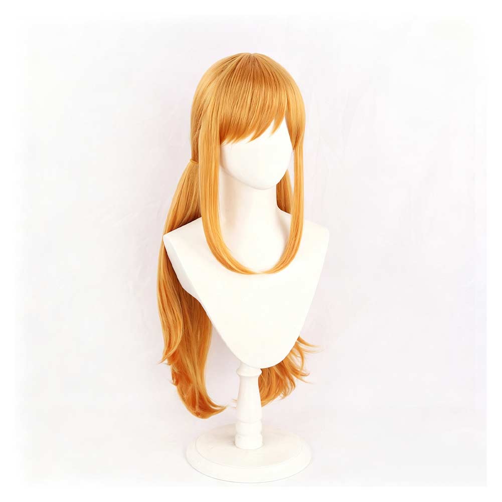 Cosplay Perruque Nami One Piece Whole Cake Island Arc Anime Perruque Jaune Femme