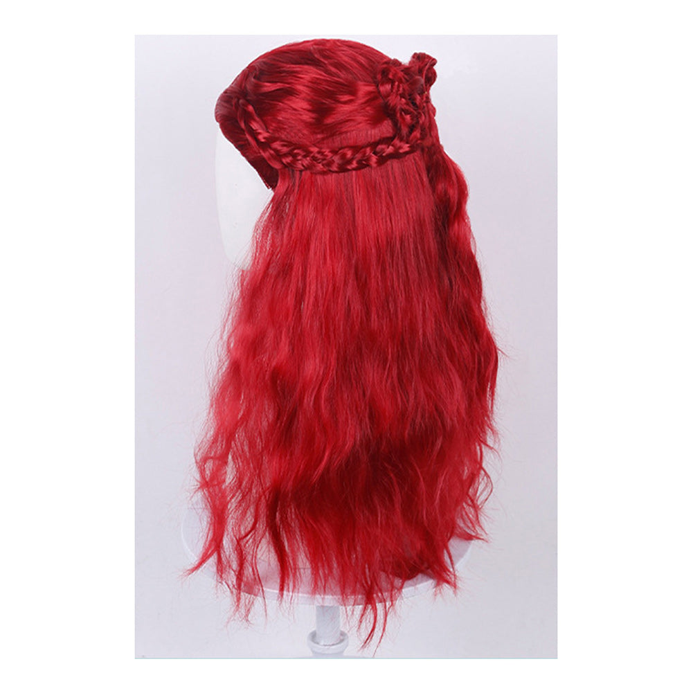 Cosplay Perruque Red Descendants: The Rise of Red Film Perruque Rouge Femme