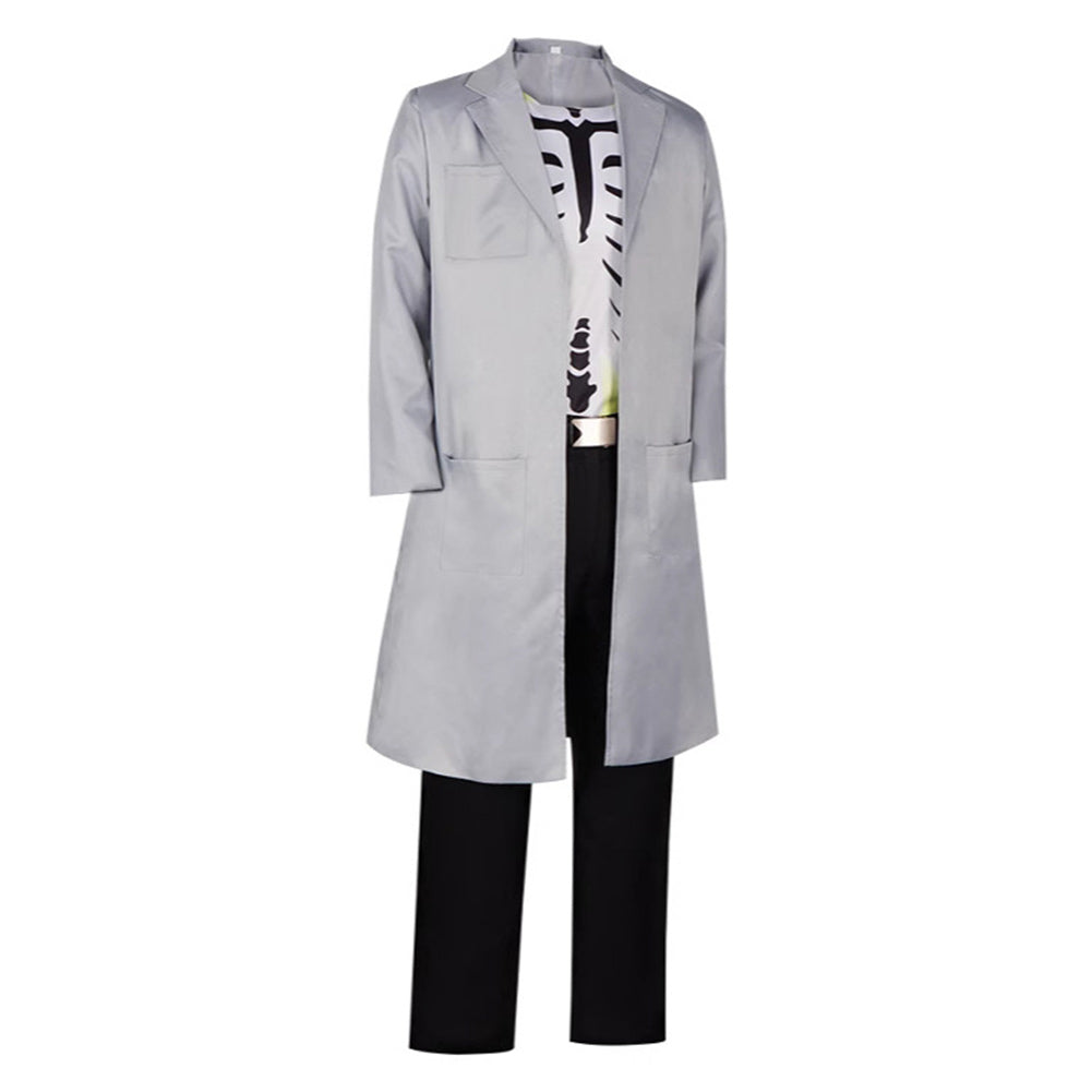 Creature Commandos(2024) Dr. Phosphorus Sans Masque Cosplay Costume