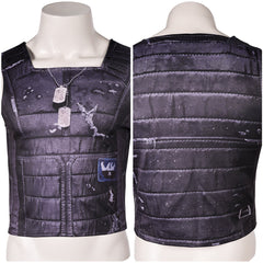 Cyberpunk Edgerunner Cyberpunk 2077 Johnny Silverhand Gilet Cosplay Costume