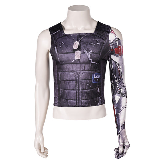 Cyberpunk Edgerunner Cyberpunk 2077 Johnny Silverhand Gilet Cosplay Costume