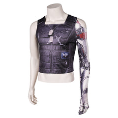 Cyberpunk Edgerunner Cyberpunk 2077 Johnny Silverhand Gilet Cosplay Costume
