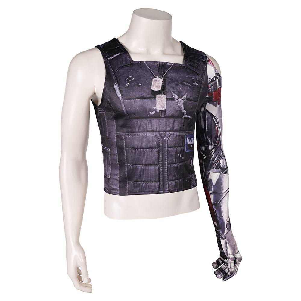 Cyberpunk Edgerunner Cyberpunk 2077 Johnny Silverhand Gilet Cosplay Costume