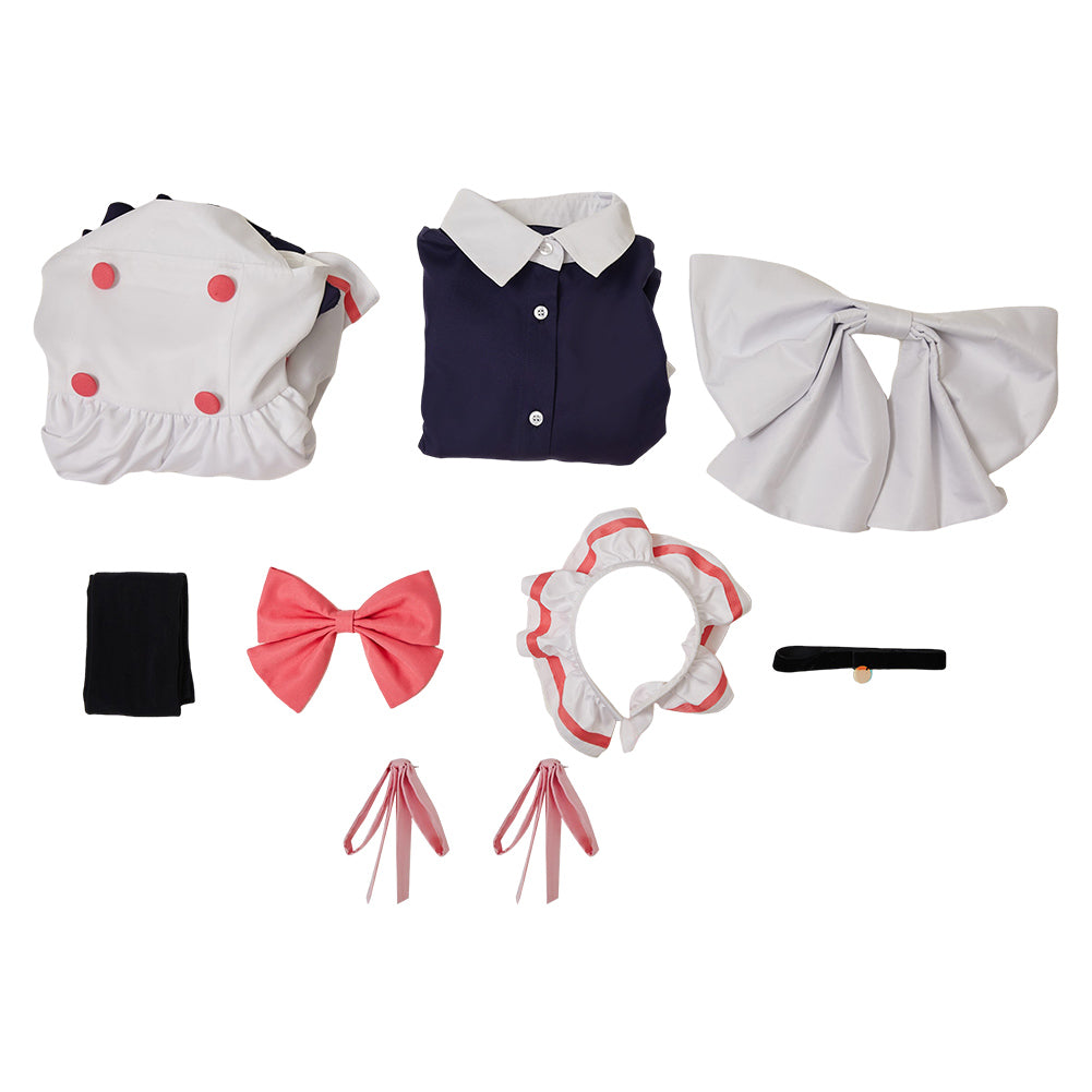 Dandadan Momo Ayase Maid Robe Blanche Cosplay Costume