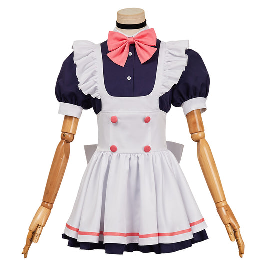 Dandadan Momo Ayase Maid Robe Blanche Cosplay Costume