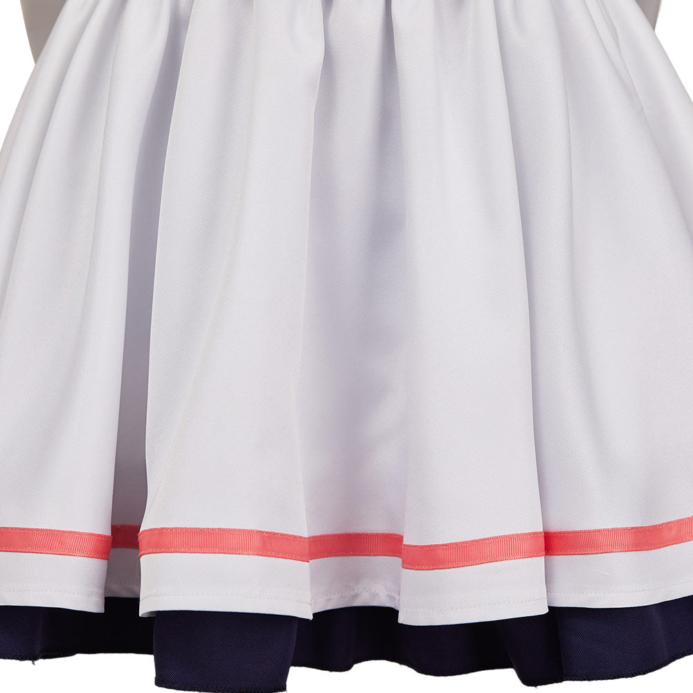 Dandadan Momo Ayase Maid Robe Blanche Cosplay Costume