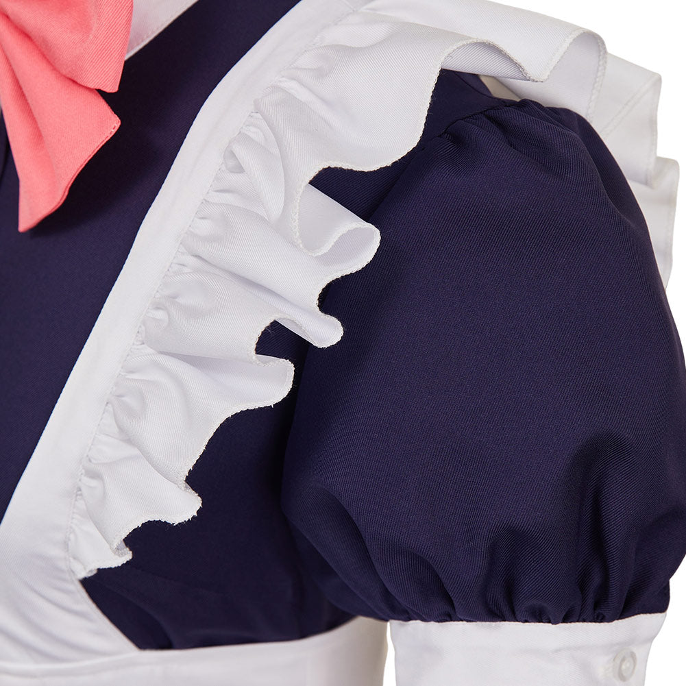 Dandadan Momo Ayase Maid Robe Blanche Cosplay Costume