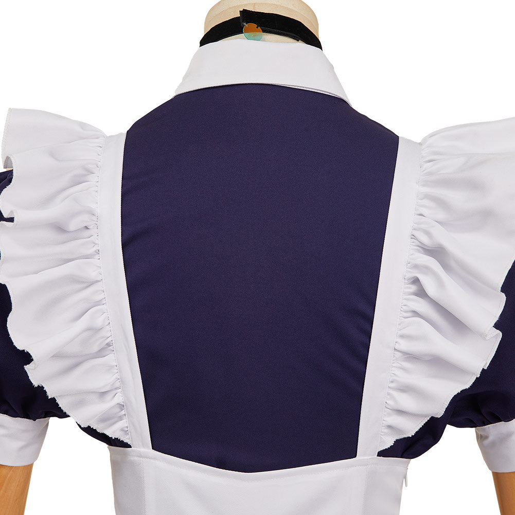 Dandadan Momo Ayase Maid Robe Blanche Cosplay Costume