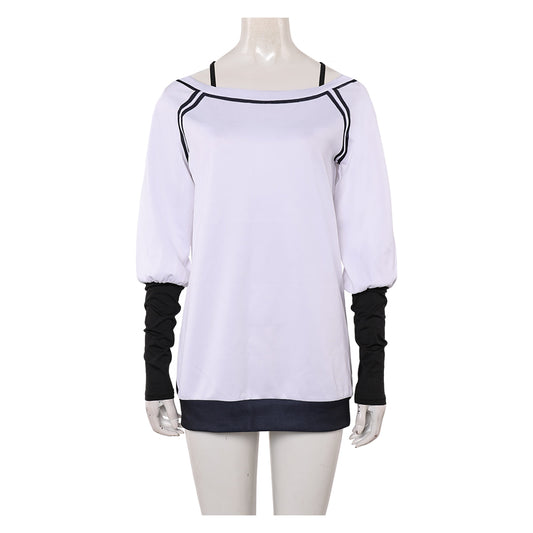 Dandadan Saison 2 (2025) Momo Ayase Haut Blanche et Noire Cosplay Costume