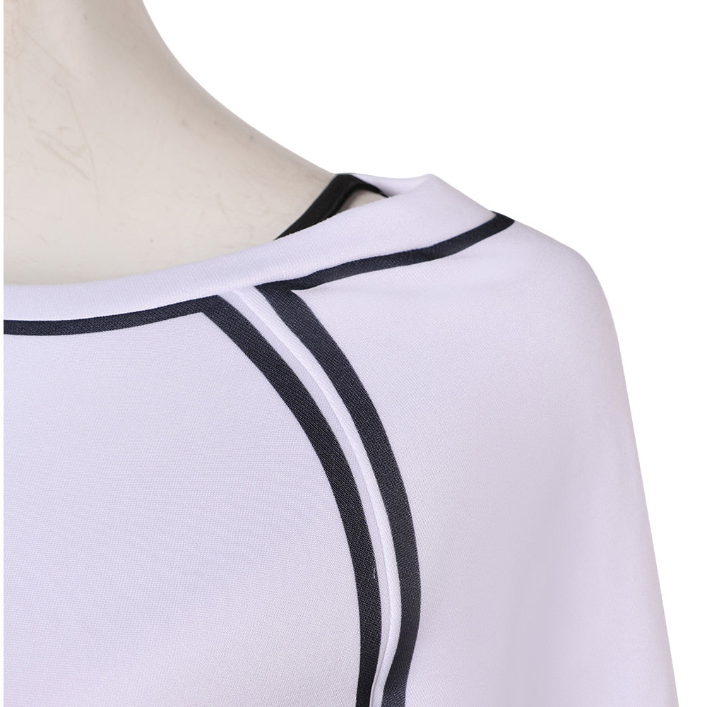 Dandadan Saison 2 (2025) Momo Ayase Haut Blanche et Noire Cosplay Costume