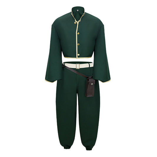 Dead Account Souji Enishiro Tenue Verte Cosplay Costume