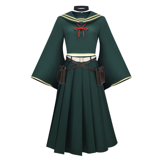 Dead Account(2026) Kiyomi Urusugawa Haut et Jupe Verte Cosplay Costume